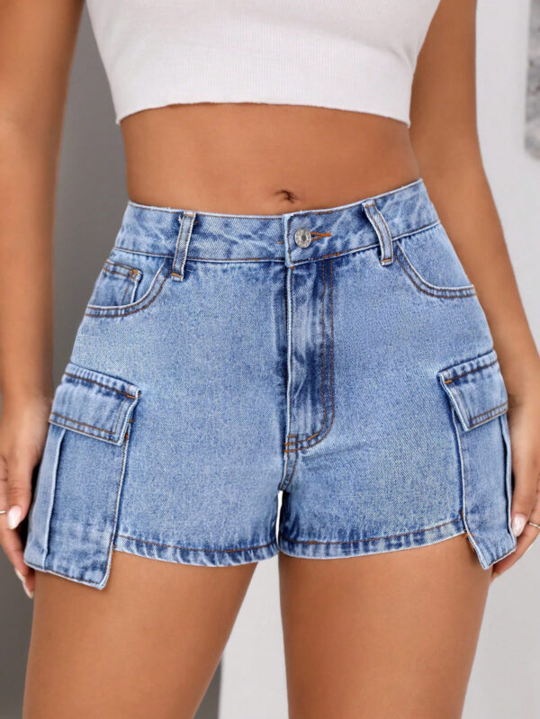 Women's Comfortable Fashion Slim Fit Denim Shorts - Image 3