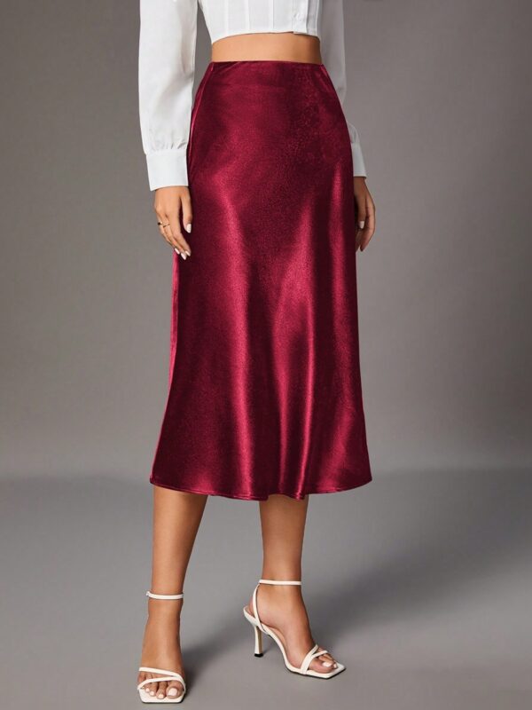 High-Grade Small Artificial Silk European And American Skirt - Image 9