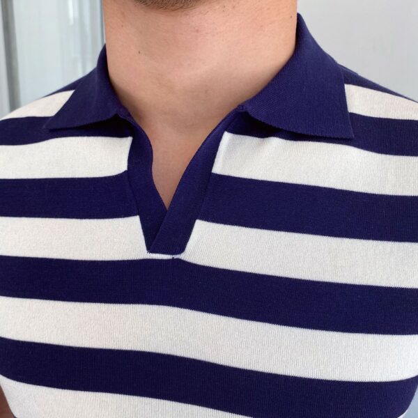 Men's Versatile Striped Casual Shirt - Image 4