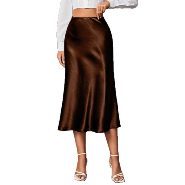 High-Grade Small Artificial Silk European And American Skirt - Image 6
