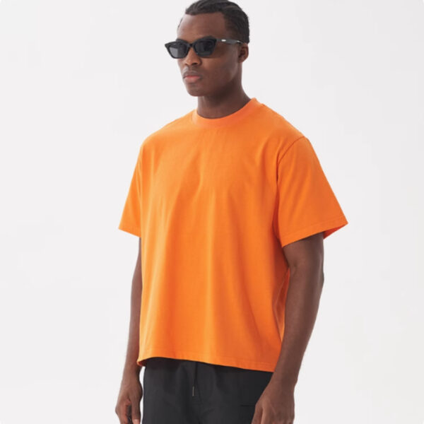 Tall And Versatile Pure Cotton T-shirt American Style - Image 5