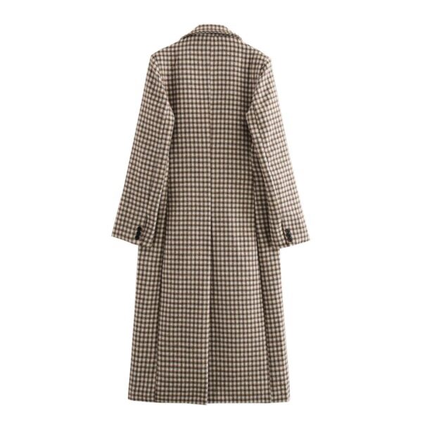 Women's Fashion Single-breasted Overcoat Coat - Image 6