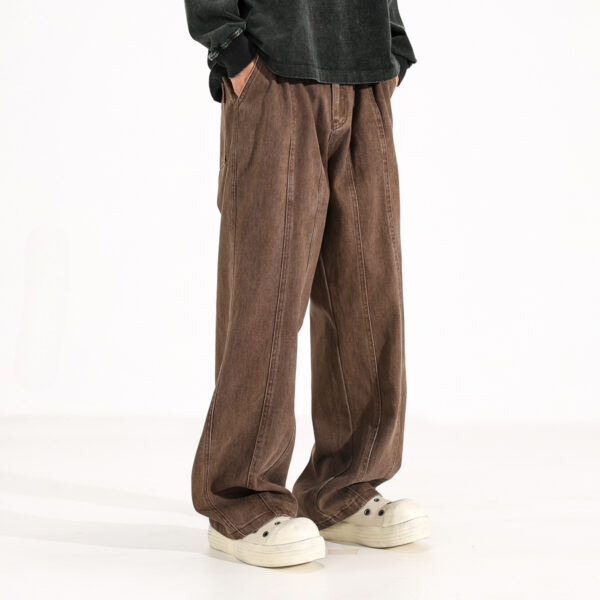Maillard American Retro Drooping Straight Jeans - Image 5