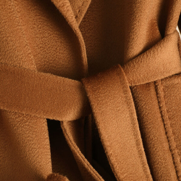 Double-sided Water Ripple Woolen Coat - Image 2