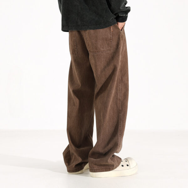 Maillard American Retro Drooping Straight Jeans - Image 2