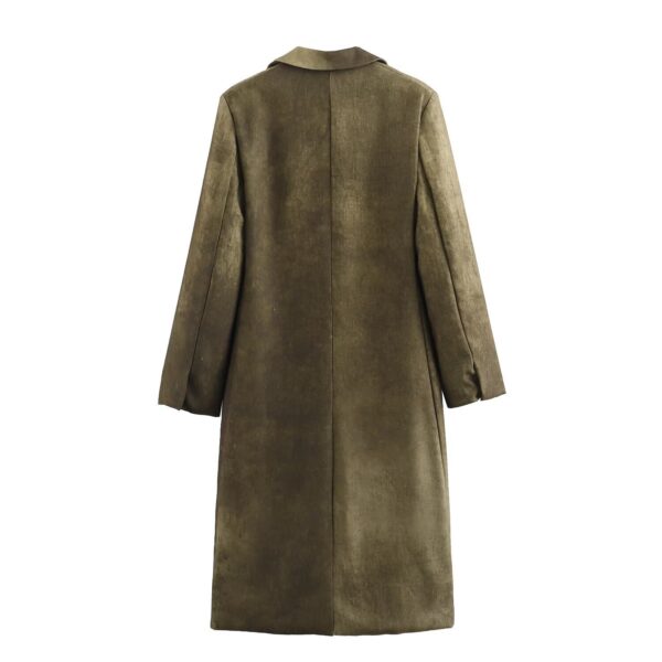 Women's Fashion Casual Tie-dye Long Coat - Image 3
