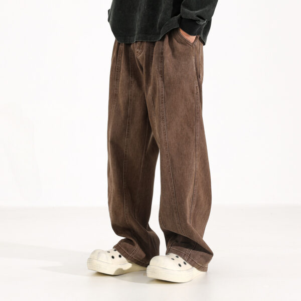 Maillard American Retro Drooping Straight Jeans - Image 6
