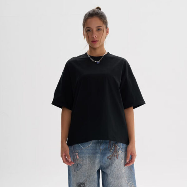 Tall And Versatile Pure Cotton T-shirt American Style - Image 3