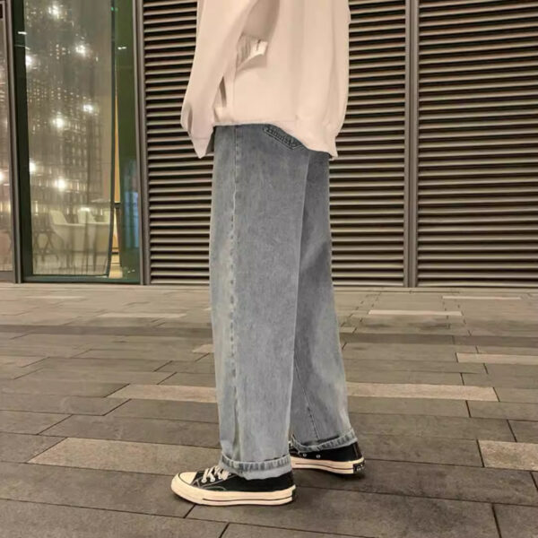 Trendy Couple Straight Loose Pants Trendy - Image 8